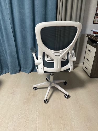 Компьютерное кресло Konfi gray / blue / white фото покупателя 229