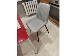 Стул на металлокаркасе Седа К крутящийся светло-серый  / белый фото покупателя 215
