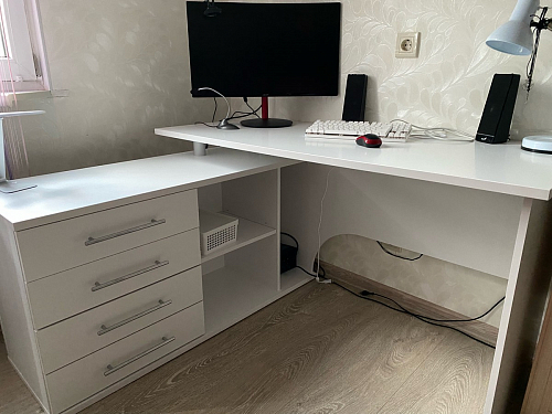 Компьютерный стол КСТ-109П правый венге фото покупателя 26