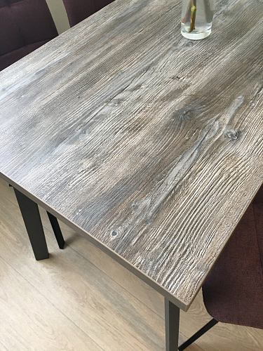 Стол Секстант сосна пасадена / графит фото покупателя 3