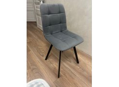 Стул на металлокаркасе Чилли светло-серый / черный фото покупателя 585