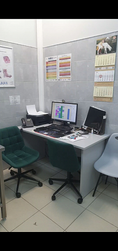 Компьютерное кресло Честер синий (velutto 46 ) / белый фото покупателя 1