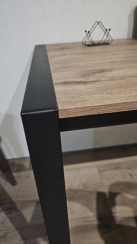 Стол Центавр дуб галифакс / черный матовый фото покупателя 41