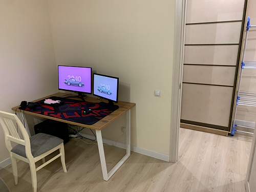 Стол Лота Лофт 140 25 мм черный матовый / бетон фото покупателя 481