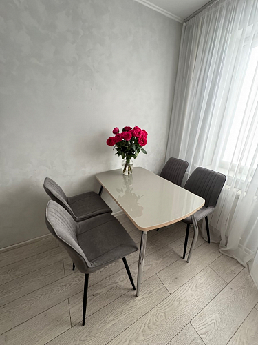 Комплект стульев Вейв 4 шт светло-серый / черный фото покупателя 350