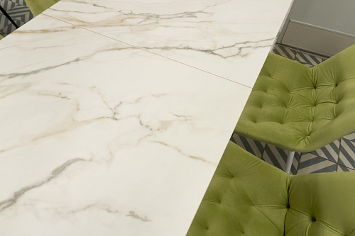 Стол на тумбе Бугун обсидиан / черный из шоурума 6