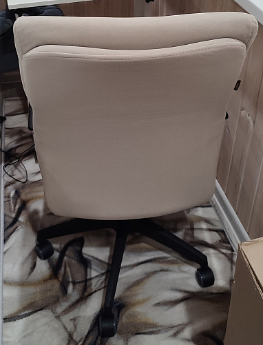 Компьютерное кресло Benefit флок серый 29 фото покупателя 5