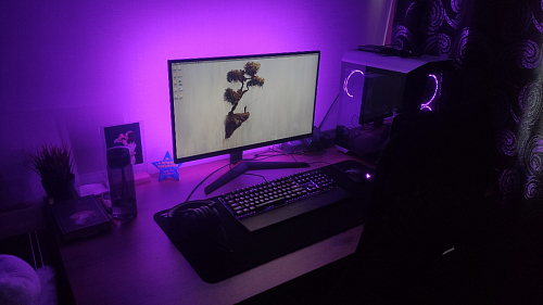 Деревянный стол Лота Лофт 140х80 черный матовый / бетон светлый фото покупателя 192