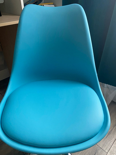 Компьютерное кресло Kolin с подушкой clear / white фото покупателя 326