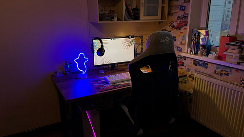 Деревянный стол Лота Лофт 120х75 белый матовый / дуб крафт золотой фото покупателя 829