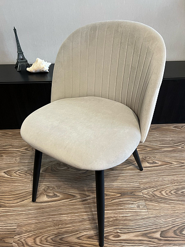 Стул на металлокаркасе Gabi 1 light purple / black фото покупателя 822