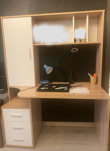 Письменный стол КСТ-16 левый венге / беленый дуб фото покупателя 38