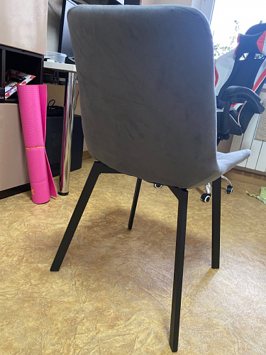 Стул на металлокаркасе Челси К крутящийся бирюзовый / черный фото покупателя 195