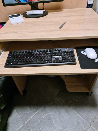 Стол компьютерный КСТ-15 Дуб сонома фото покупателя 3