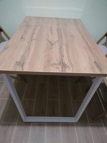 Деревянный стол Лота Лофт 140х80 дуб крафт табачный / черный матовый фото покупателя 943