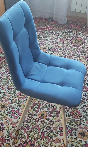 Стул на металлокаркасе Чилли горчичный / черный фото покупателя 1301