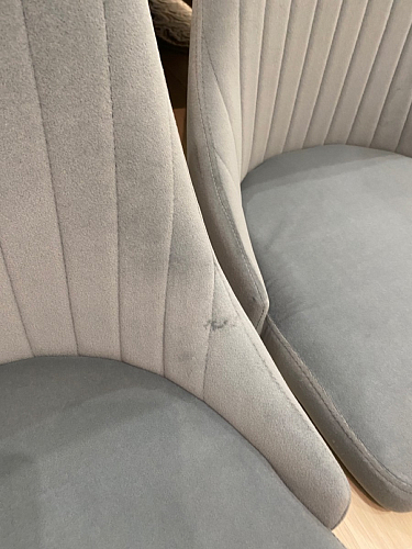 Стул на металлокаркасе Kora green / black фото покупателя 22