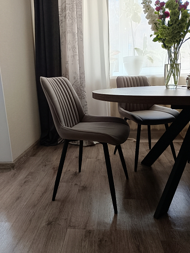 Комплект стульев Седа К 4 шт латте / черный фото покупателя 96