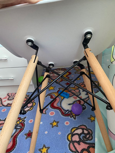 Пластиковый стул Eames PC-015 желтый фото покупателя 85