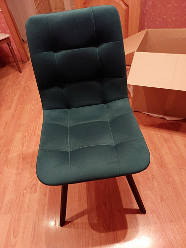 Стул на металлокаркасе Чилли бежевый / белый каркас фото покупателя 866