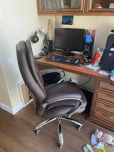 Компьютерное кресло Tomar коричневое фото покупателя 61