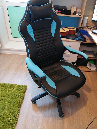 Компьютерное кресло Leon красное / черное фото покупателя 4