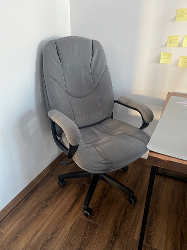 Компьютерное кресло Comfort lux серый фото покупателя 43