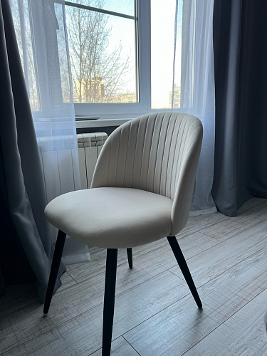 Стул на металлокаркасе Gabi gray / black фото покупателя 432