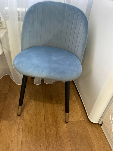 Стул на металлокаркасе Gabi 1 light purple / black фото покупателя 156