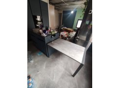 Стол Центавр 120(160)х70х75 файерстоун / черный матовый фото покупателя 25