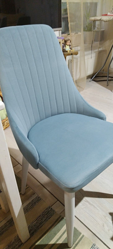 Стул на металлокаркасе Kora green / black фото покупателя 94