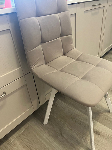 Стул на металлокаркасе Чилли К черный / зеленый фото покупателя 603