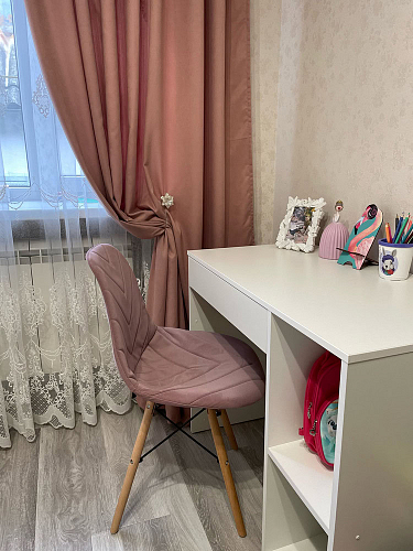 Стул Сindy Eames/Синди Имс мод. 001 yellow / natural фото покупателя 54