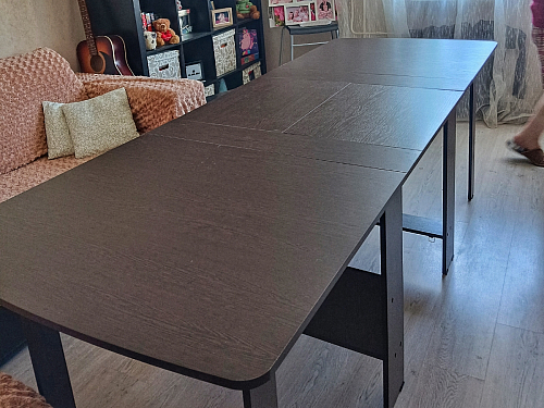 Стол обеденный раздвижной СтК7 венге фото покупателя 127