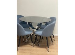 Стул на металлокаркасе Gabi 1 light purple / black фото покупателя 646