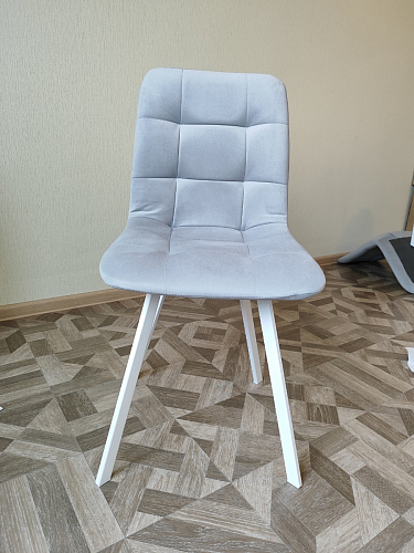 Стул на металлокаркасе Чилли К кирпичный / черный фото покупателя 443