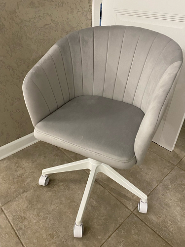 Компьютерное кресло Тибо светло-коричневый / белый фото покупателя 30