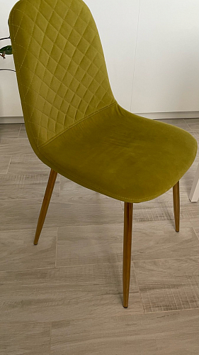 Стул на металлокаркасе Dabl 01 champagne / gold фото покупателя 139