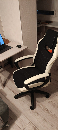 Компьютерное кресло Gamer черное / серое фото покупателя 126