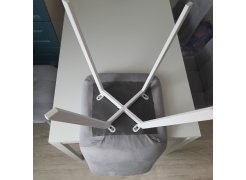 Стул на металлокаркасе Чилли светло-серый / черный фото покупателя 288