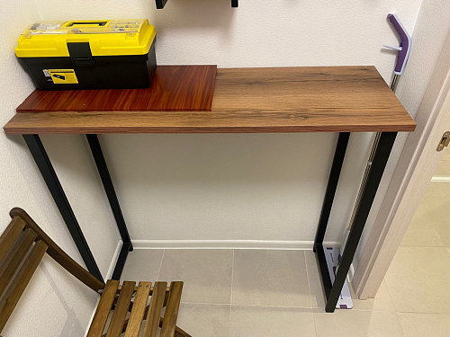 Барная стойка Дилан Лофт 120х50х90 бетон фото покупателя 128