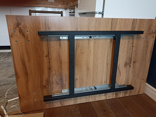 Стол Лота Лофт 140 25 мм черный матовый / бетон фото покупателя 607