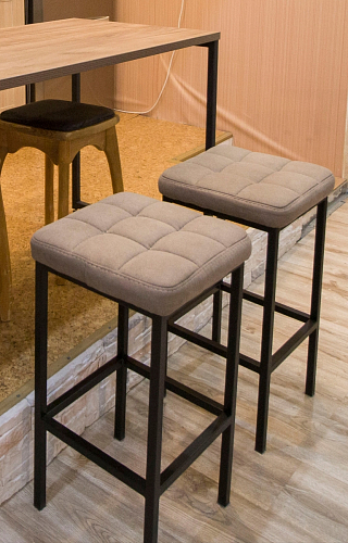 Барный стул Лофт линкольн белый / белый матовый фото покупателя 71