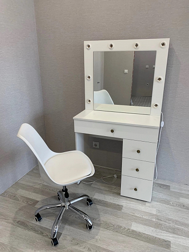 Компьютерное кресло Kolin с подушкой clear / white фото покупателя 164