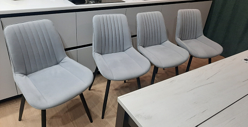 Стул на металлокаркасе Седа К латте / черный фото покупателя 10