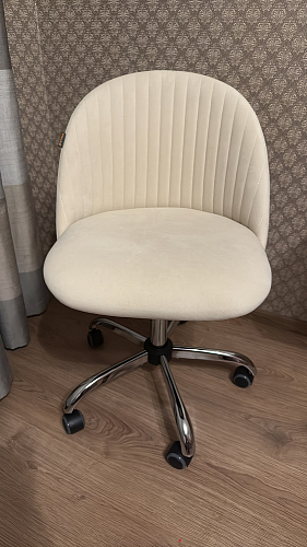 Компьютерное кресло Melody молочное фото покупателя 83