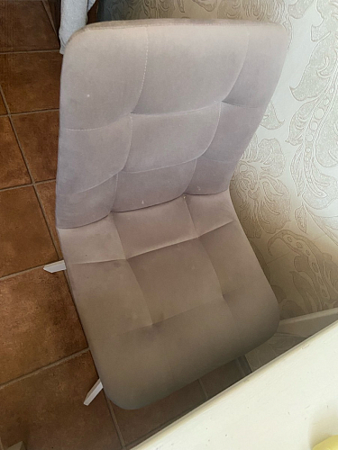 Стул на металлокаркасе Чилли бежевый / белый каркас фото покупателя 1352