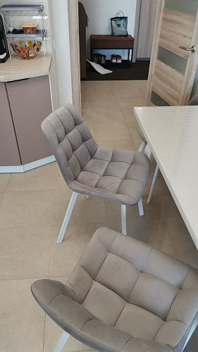 Стул на металлокаркасе Челси К бирюзовый / черный фото покупателя 45