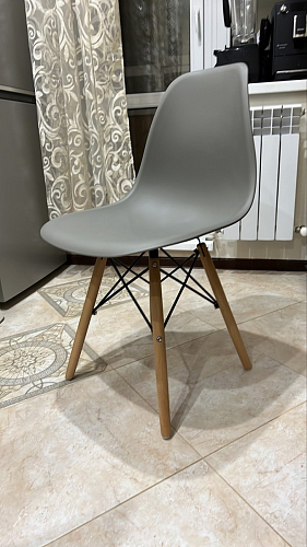Пластиковый стул Eames PC-015 желтый фото покупателя 184