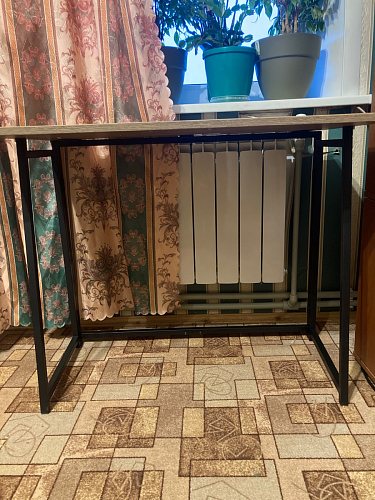 Компьютерный стол Бринг 90х55х74 дуб рошелье фото покупателя 2